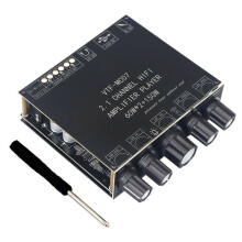 Dual Channel 5.3 TPA3116 Audio Power Amplifier Board 12V-26V High Power Digital 2x60W+150W Stereo Amp Module