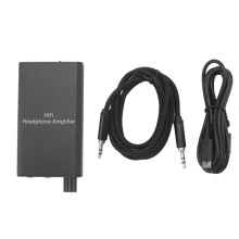 300Ω Headphone Amplifier HiFi Earphone Amplifier 3.5mm AUX Input Output Rechargeable Portable Amp for MP4 Mobile Phone