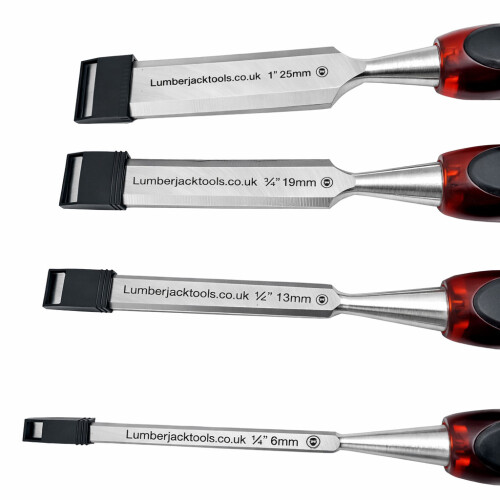 Lumberjack Chisel Set Built with Split Proof 4Pc 2