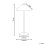 Beliani Wireless LED Table Lamp FRANCOLI with Dimmer Metal Brown 3