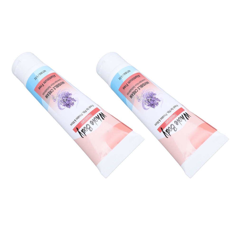 Lavender/Cream 85G Armpit Deodorizing 2Pcs