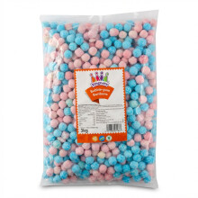 Kingsway Bubblegum Bon Bons 3kg Bulk Bag - Chewy Blue Retro Sweets