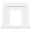 Adam Adam Malmo Fireplace in White, 39 Inch 1