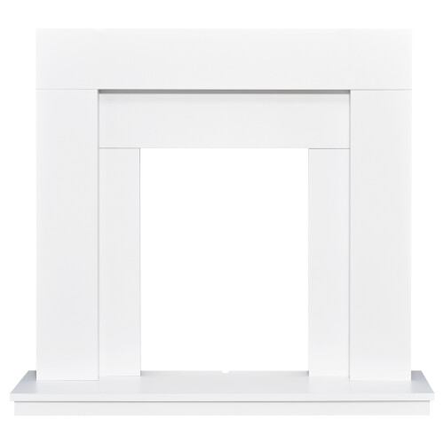 Adam Adam Malmo Fireplace in White, 39 Inch