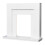 Adam Adam Malmo Fireplace in White, 39 Inch 2