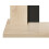 Adam Adam Malmo Fireplace in Oak & Black, 39 Inch 5