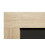 Adam Adam Malmo Fireplace in Oak & Black, 39 Inch 4