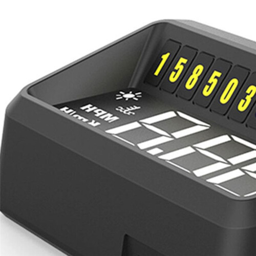 Car   Display HUD Projector Display OBD2 Driving Computer Temperature Digital Car Speedometer Accessories 2