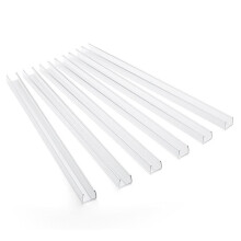 Cabinet Protector Guard (Pack of 6),17.7In Clear PVC Cabinet Protectors for 3/4In Thick Kitchen Cabinets Doors