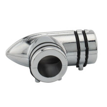 Motorcycle Fuel Tank Bottom Decorative Cover Cap for  Davison FLTR Road FLHX Street FLHT Electra Glide Silver