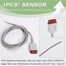 For GE Healthcare Compatible Patient Temperature Probe for Dinamap, Marqutte, Adult Esophageal Sensor