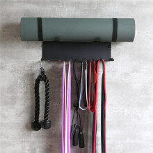Multi-Purpose Gym Equipment Storage Rack Resistance Bands Storage Hanger Barbell Rack Heavy Duty Gym Rack for Exercise