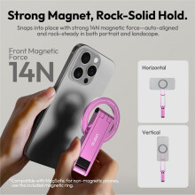 Ulanzi MA60 Foldable Magnetic Phone Tripod Ultra-Slim 0.8cm Dual-Sided Holder for 16 15 Desk Mount Handle Tripod