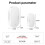 Zigbee Door Sensor Wireless Magnetic Window Open Closed Alarm Detector Works Zigbee2MQTT for Alexa  Need Gateway 10