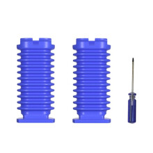 Mangueira de Duto Inferior de Vácuo para Aspirador de Pó para V8slim/Digital Slim/V10 Slim/V12/V12slim/V15 Detect Slim, Mangueira Azul, 3 Peças