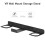 For Meta Quest 2/3/3S Wall Bracket Quest3 S VR Display Placement Metal Wall Bracket VR Wall Mount Storage Stand 4