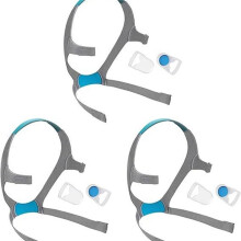 3PCS Adjustable for AirFit N20 Headgear Replacement - Soft CPAP Mask Strap, for Home Ventilators, Sleep Apnea Support