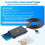 2-in-1 Contact + NFC  Card Reader PC-Linked Dual-Interface  Card Reader/Writer Contact PCSC  Card Reader 4