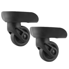 For 85A Universal Wheel 2PCS Wheels for Suitcase Luggage Accessories Replacement Spare Parts Mute