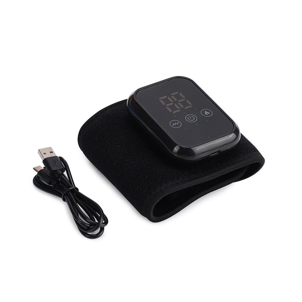 Electric Heating Wristband Heating Vibration Hand Massager Hot Compress Therapy Wrist Bandage Hand Joint Massager