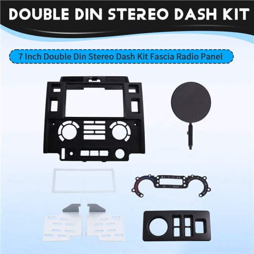 Kit de Painel Estéreo Double Din de 7 Polegadas para   2007-2016, Incluindo Moldura Do Console e Painel Frontal Do Rádio. 1