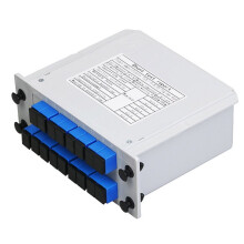 Caixa Divisora de Fibra Óptica 1x16 SC UPC, Acoplador Óptico Tipo PLC FTTH, Divisor de Fibra para Distribuição de Rede
