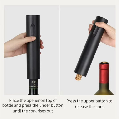 Electric Wine Opener Pro, USB Fast Charging, 3s Automatic Corkscrew, LED Power Display, Essential Bar Tool for Kitchen 2