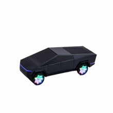 Portable Speaker with Wireless Charger Model Speaker RGB Light HIFI Stereo Soundbox Black