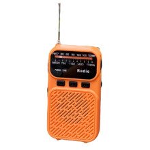Portable DSP Radio Rechargeable Pocket FM/AM Radios Speaker Support TF Card Headset Music Player B