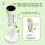 Kids Microscope 4K LCD Screen Handheld Desktop Digital Microscope for Education Kids Digital Detachable Microscope A 5