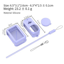 Full Silicone Cover for SOMONano Coverage Shockproof Case with Lens Cap Thumb Grip Anti-Scratch Protective C
