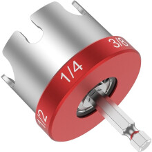 Gewindestangen-Mutternhalter für Schlagbohrmaschinen, Muttern-Reißverschluss-Bohraufsatz für 1/4", 3/8" und 1/2" Gewindestangen, für