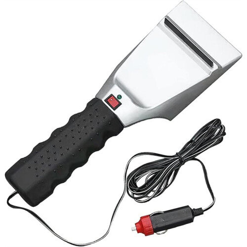 Ice Scrapers for Car Windshield, Ice Scraper Heated, Snow Scraper for Car, 12V Plug IntoCigarette Scraper Heating