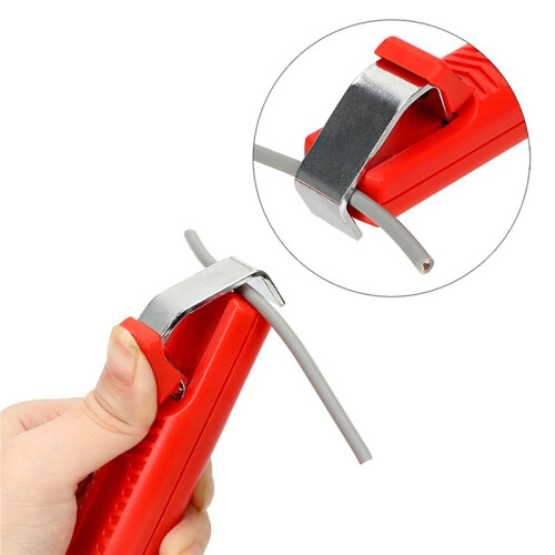 Cable Knife Stripper Wire Stripping Tools Plastic Handle Diameter 4-16mm Electrician Adjustable Cable Stripping Knife 2