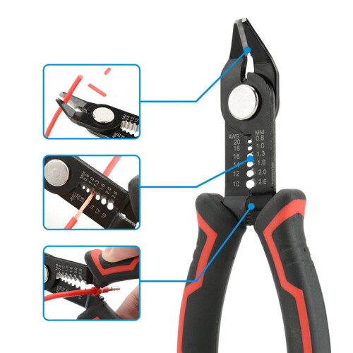 Stripper Pliers Automatic Stripping Cutter Cable Wire Crimping Electrician Repair Tools Wire Stripper Tool Hand Tools 2