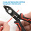 Stripper Pliers Automatic Stripping Cutter Cable Wire Crimping Electrician Repair Tools Wire Stripper Tool Hand Tools 6