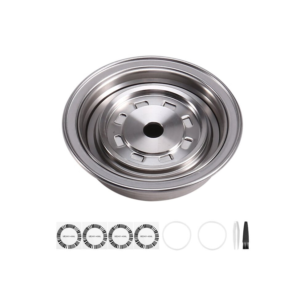 Capsule Adapter Conversion Tray Filter For Vertuo To Coffee Capsule Converter Conversion Tray Cover(40Ml) Silver 6031264487805