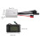Electric Bike Motor Controller 15A Common Speed Controller 36V 48V with GD01 Panel 1 to 2 Cable Fully Waterproof Kit 6