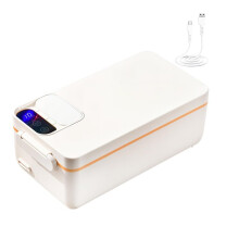 Rechargeable Electric Heated Lunch Box-Cordless Electric Portable Food Timer Heater Keep Hot Meal-for Men Women Adults