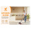 Replacement Brush  for  Steam Mop S7000 Series - Includes Scrub Pads 6