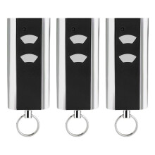 3PCS Garage Door Opener for Normstahl RCU 433-2K 433.92 MHz Replacement Garage Door Remote Control Handheld Transmitter
