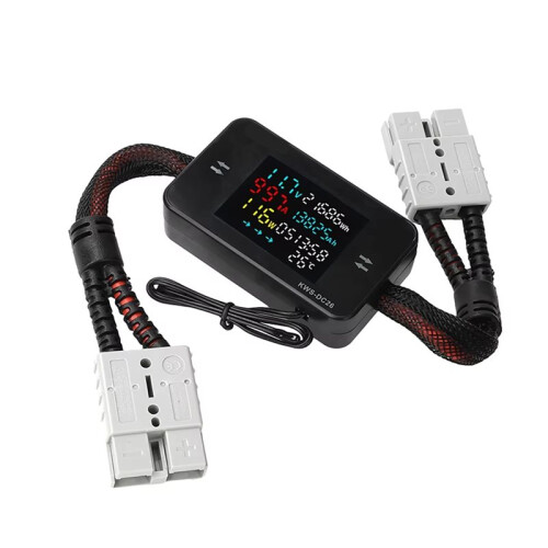 DC26  8-80V LCD Digital Battery Charging Tester Voltmeter Ammeter Power Meter Voltage Current Tester 50A 1