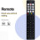 Replace ERF2V36H Remote Control for  UHD 4K  TV Remote Control 4