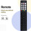 Replace ERF2H36H IR Remote Control for  UHD 4K  TV Remote Control 4