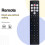 Replace ERF2T36H Remote Control for  UHD 4K  TV Remote Control 4