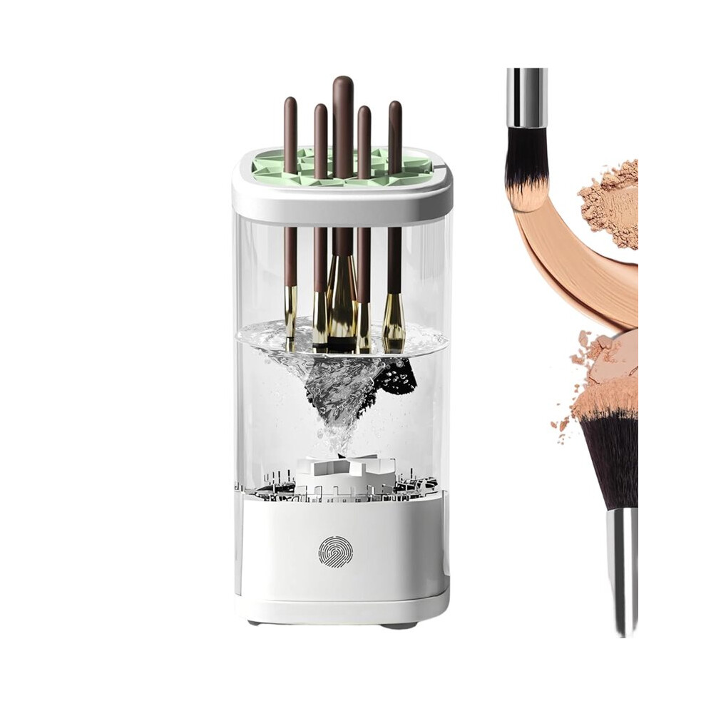 Electric Makeup Brush Cleaner Machine, 2025 Automatic  Makeup Brush Washer & Holder