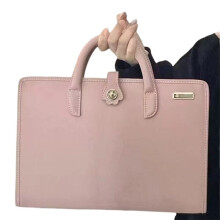 Laptop Handbag - Stylish PU Briefcase for Unisex Use, Ideal for Safe Computer Carrying 16-Inch