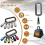 Bit Holder,11P Drill Bit Holder Keychain/3P Impact Drill Sockets Adapter/3P 1/4''Quick Hex Shank/ 105Right Angle Driver 3