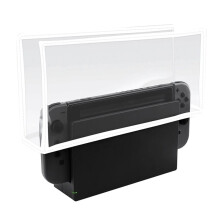 Dust Cover for 2 Game Console Dock Protective Case Sleeve Anti Scratch Dustproof White