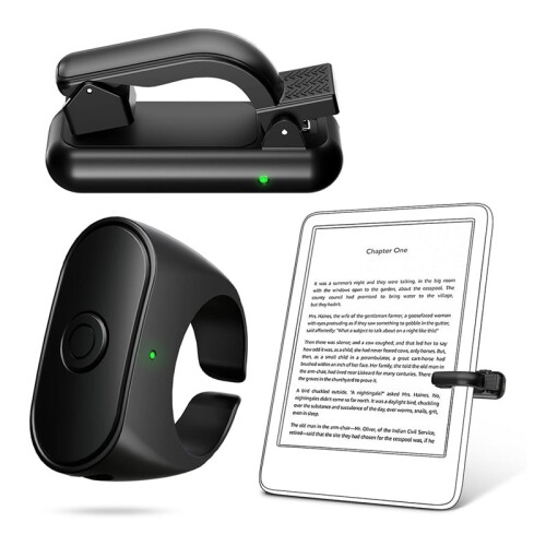 Portable Remote Control Page Turner Ring for  Tablet Automatic Remote Page Turning Controller Reading Turning Tool 2